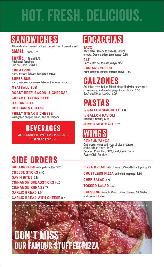 Oldani's Stuffed-Aria Pizza